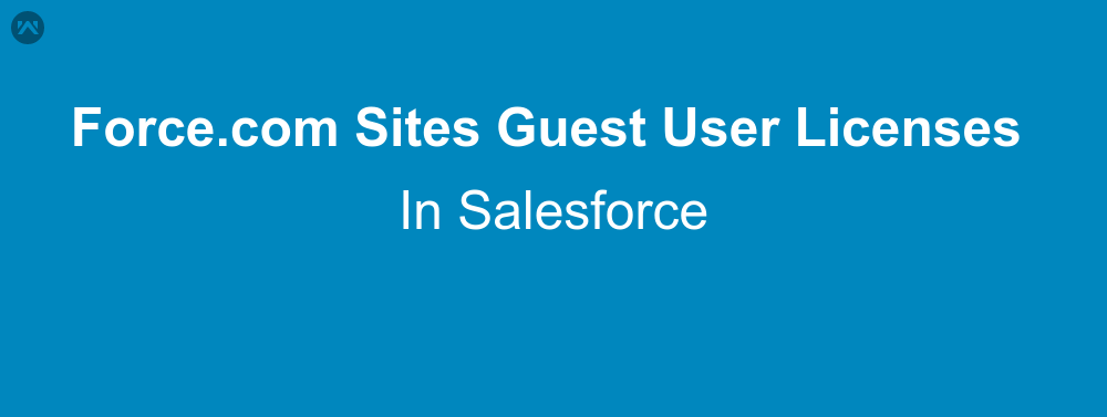 Force.com Sites Guest User Licenses