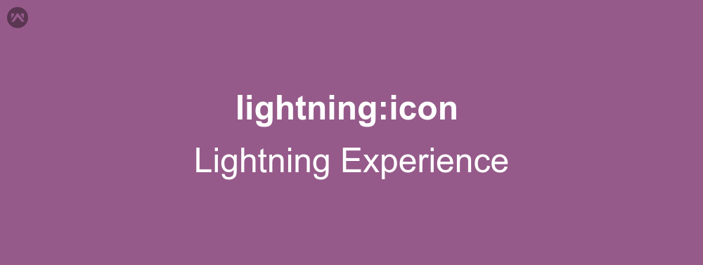 Lightning Icon tag in Lightning Experience