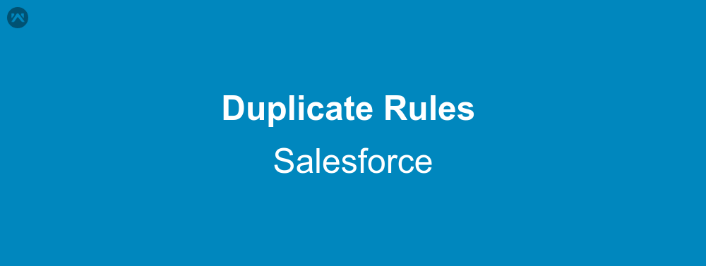 Duplicate detection in salesforce